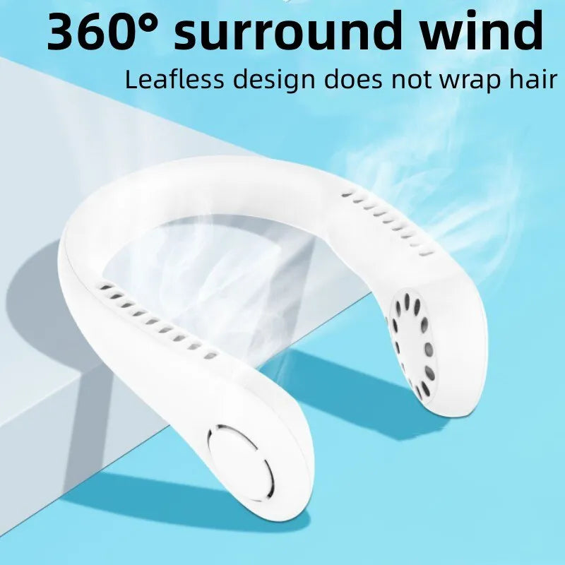 Portable Rechargeable Bladeless Neck Fan