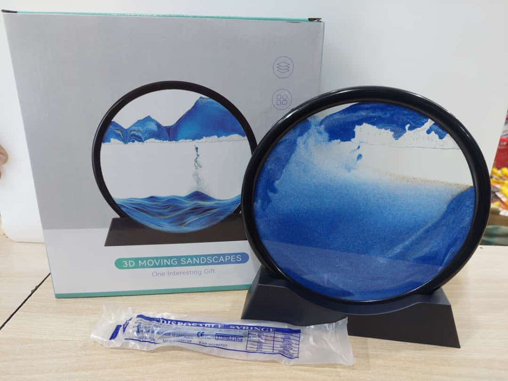 3D Moving Sandscape Frame | 7-inch Sand Lamp