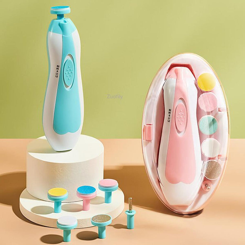 Electric Baby Nail Trimmer Set (Random Color)