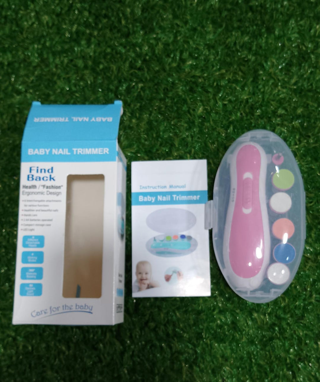 Electric Baby Nail Trimmer Set (Random Color)