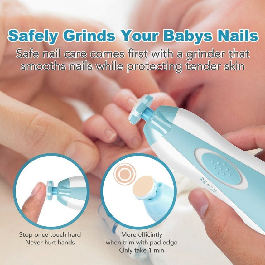 Electric Baby Nail Trimmer Set (Random Color)