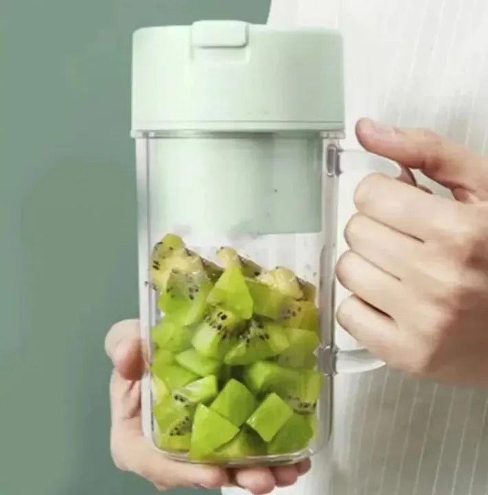 Portable Mini Juicer Blender with Built-In Straw