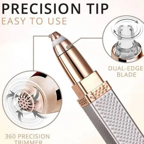 2-in-1 Eyebrow Trimmer & Facial Hair Shaver