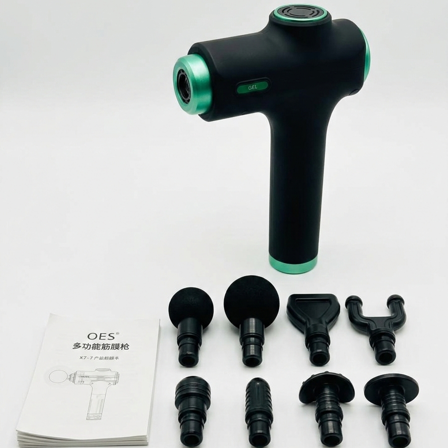 8 in 1 Muscle Massage Gun Deep Tissue Percussion Massager