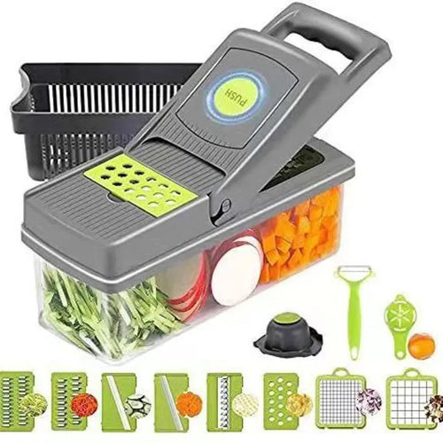 16-in-1 Multifunction Vegetable Chopper and Slicer Kitchen Tool