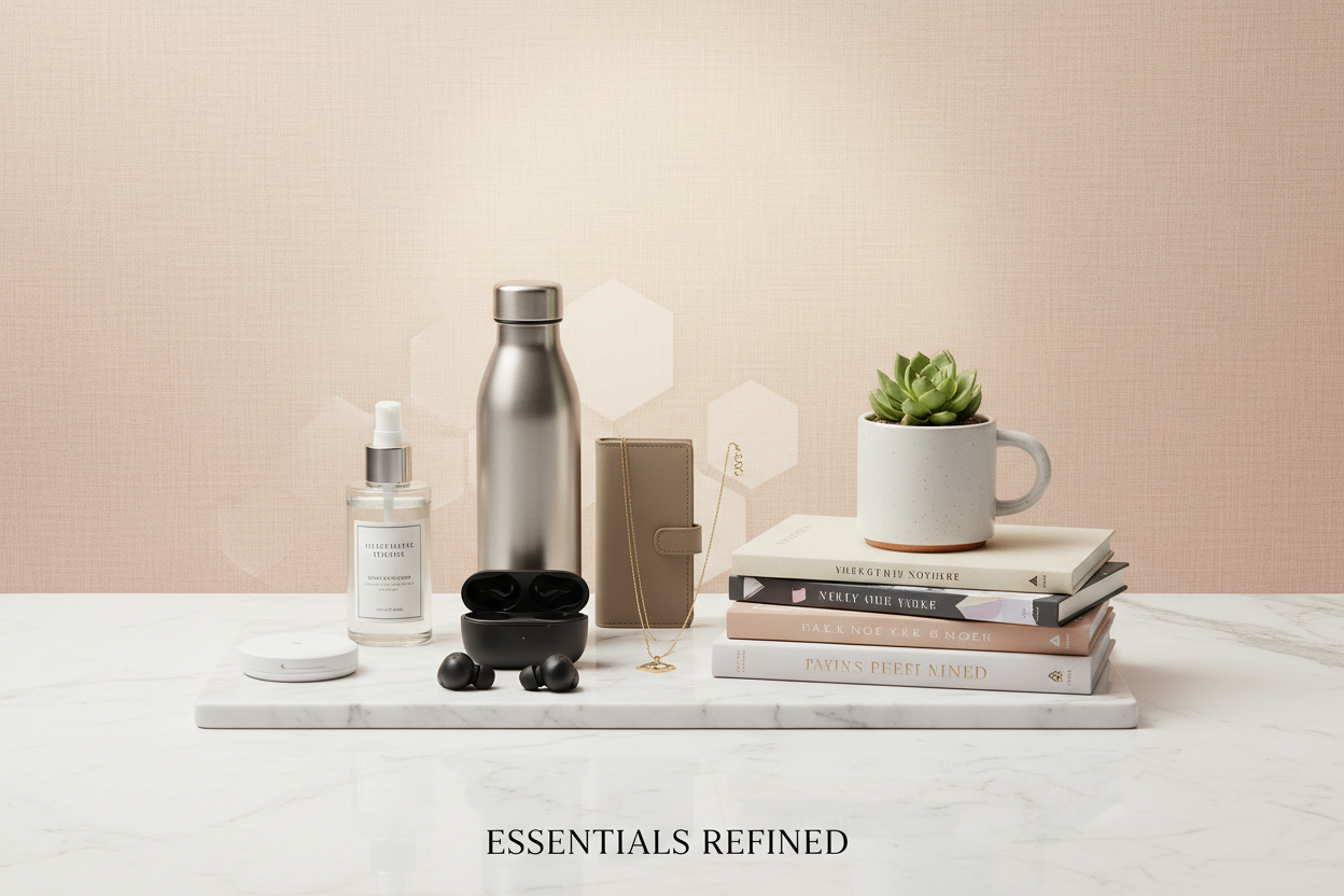 Elegant Hero Image with Trendy Essentials