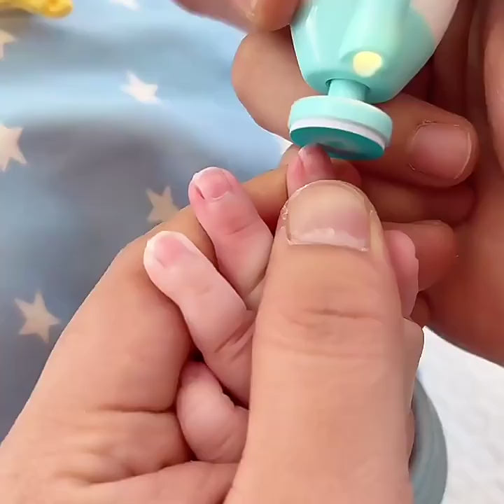 Electric Baby Nail Trimmer Set (Random Color)